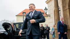 Slovenský premiér Robert Fico se za demonstranty i vydal