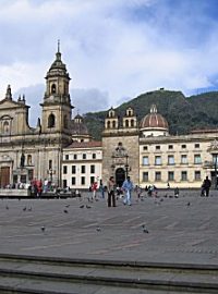 Plaza de Bolívar v Bogotě