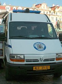 vůz Městské policie Praha