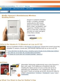 Homepage Amazonu