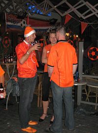 Nizozemští fanoušci v Bergen op Zoom