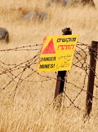 Minová pole nemají na Golanech konce