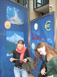 Výstava slovenských euromincí