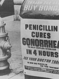 Reklama na penicilin z období 2. světové války
