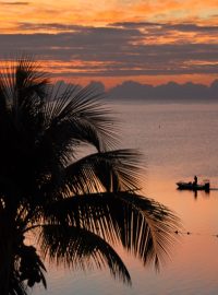 Východ slunce na ostrově Islamorada