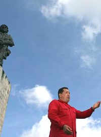 Hugo Chavez a Che Geuevarra