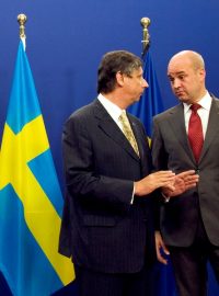 Jan Fischer a Fredrik Reinfeldt
