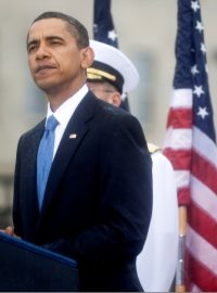 Americký prezident Barack Obama při projevu