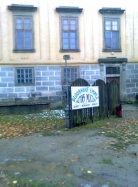 Vstup do zámku v Moravském Krumlově