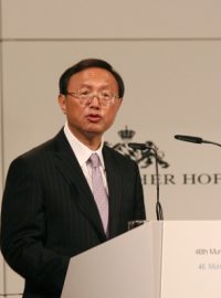 Čínský ministr zahraničí Jang Ťie-Čch.
