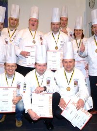 Národní tým Asociace kuchařů a cukrářů na 25. ročníku mezinárodní kuchařské soutěže Intergastra Stuttgart 2010