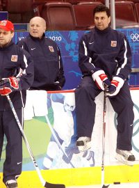 Realizační tým české hokejové reprezentace ve Vancouveru