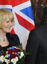 Britský princ Charles s chotí Camillou na návštěvě České republiky