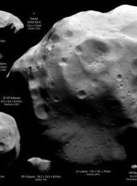 Zkoumané asteroidy a komety