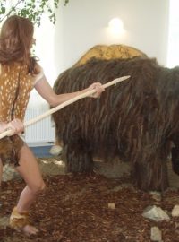 Lovec mamutů v muzeu Eduarda Štorcha Lobči