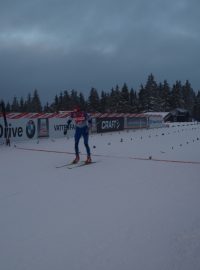 Lukáš Bauer v cíli prologu Tour de Ski