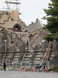 Následky zemětřesení ve městě Christchurch