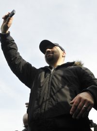 Demonstrace neonacistů v Novém Bydžově