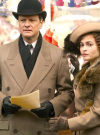 Z filmu Králova řeč (Colin Firth, Helena Bonham Carterová)