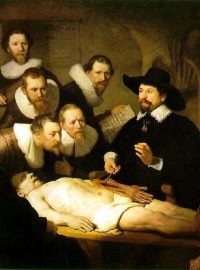Rembrandt van Rijn: Hodina anatatomie doktora Tulpa (1632)