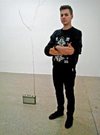 Roman Štětina a instalace Niny Canell, MUMOK, 2011