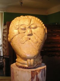 Opuková hlava Kelta - replika
