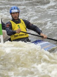 Deblkanoisté Jaroslav Volf (vpředu) s Ondřejem Štěpánkem