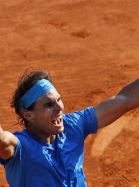 Rafael Nadal po vítězství nad Söderlingem