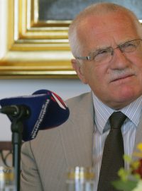 Prezident Václav Klaus mluvil o svém postoji ke sportu