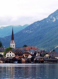 Rakouská vesnička Hallstatt