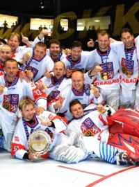 Čeští reprezentanti v inline hokejisté čerství mistři světa IIHF