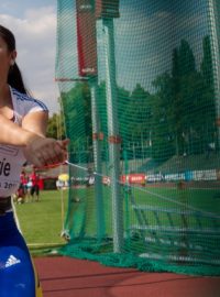 Soutěž kladivářek na mistrovství Evropy atletů do 23 let