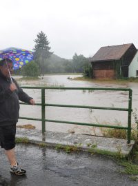 Povodně na Frýdlantsku, obec Višňová