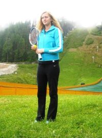 Vítězka Wimbledonu Petra Kvitová ve Štrbském Plese