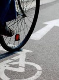 Cyklista na cyklostezce (ilustrační foto)