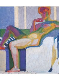 František Kupka – Plans par couleurs, grand nu; cca 1909. Olej na panelu, Guggenheim Museum, New York City.