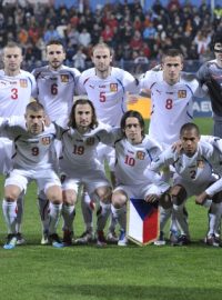 Česká fotbalová reprezentace před baráží v Černé Hoře