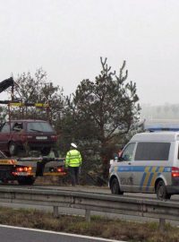 Havarovaný vůz byl po nehodě značně poškozen