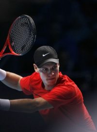 Tenista Tomáš Berdych na Turnaji mistrů