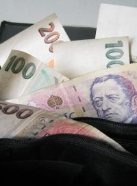 české peníze, bankovky