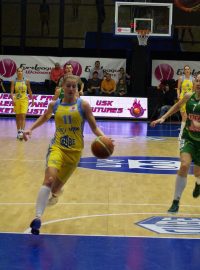 Basketbalistky USK Praha porazily v Eurolize Kaunas