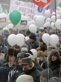 Zástupci ruské opozice se shromažďují v centru Moskvy