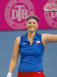 Petra Kvitová právě poslala Češky do semifinále Fed Cupu