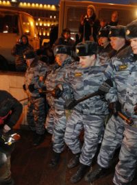 Protesty v Moskvě proti výsledkům ruských voleb