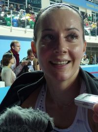 Denisa Rosolová po postupu do finále čtvrtky na HME rozdávala rozhovory