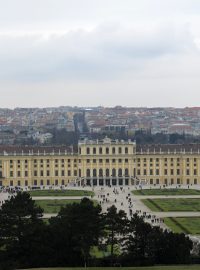 Schönbrunn, vyhlídka na Vídeň