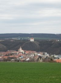 Pohled na Moravský Krumlov