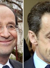 Francois Hollande a Nicolas Sarkozy se utkají ve 2. kole