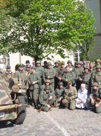 Setkání klubů vojenské historie ve Slaném