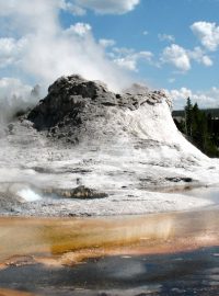 Yellowstonský národní park v USA.